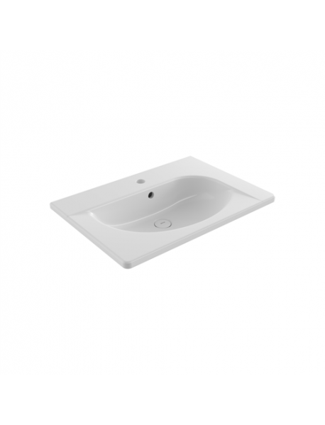 BOCCHİ 1009-001-0126	TAORMİNA ARCH ETAJERLİ LAVABO 65 CM PARLAK BEYAZ