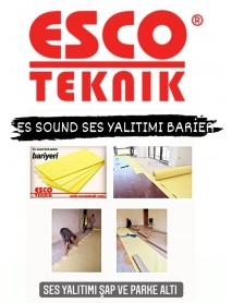 ES SOUND 5 MM SES YALITIM ŞİLTESİ SARI 1 RULO 75 M2